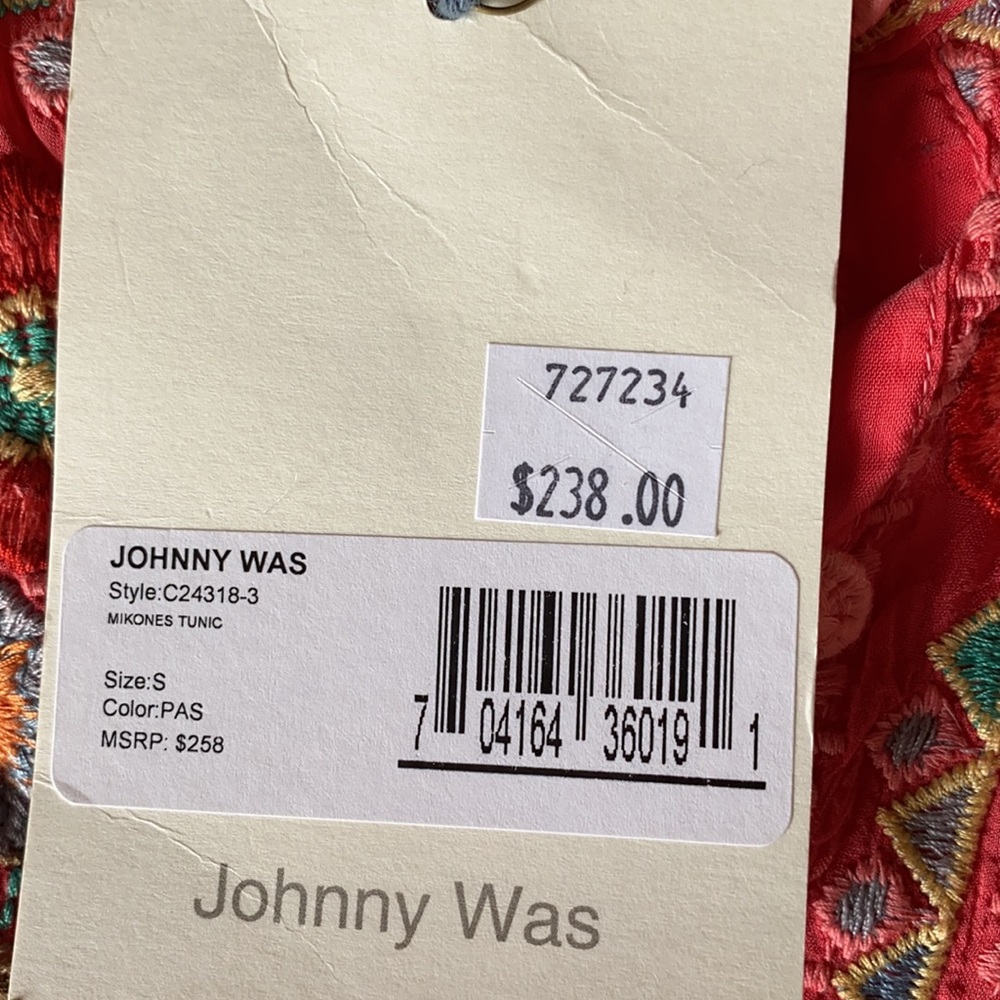 Johnny Was Mikones Tunic Size Small NWT - Picture 9 of 12